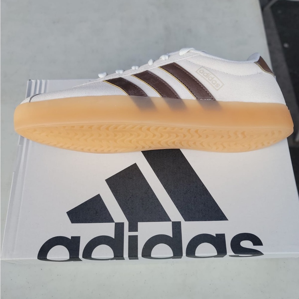$75 Adidas Unisex Women Vl Court 3.0 White Skateboarding Shoes Size 6 To 10 - Picture 4 of 9